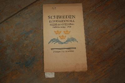 Schweden++Internationale+Presseausstellung+Pressa++K%C3%B6ln+1928