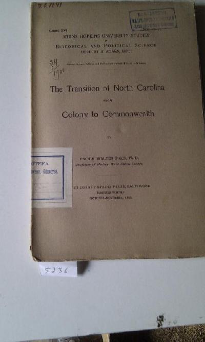 +The+transition+of+North+Carolina+from+colony+to+commonwealth