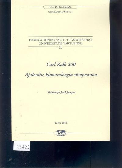 Carl+Kalk+200++Symposium+on+Historical+Climatology