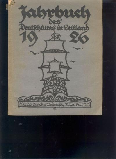 Jahrbuch+des+Deutschtums+in+Lettland++1926
