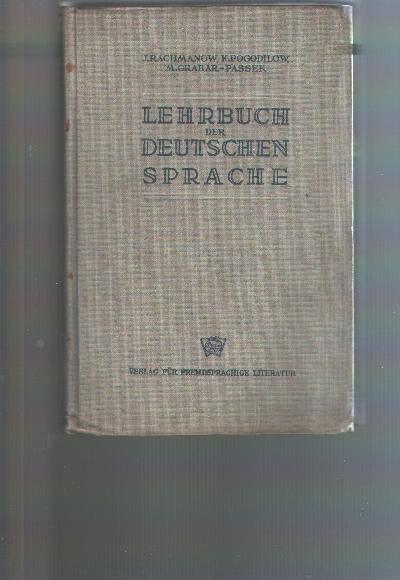 Lehrbuch+der+deutschen+Sprache