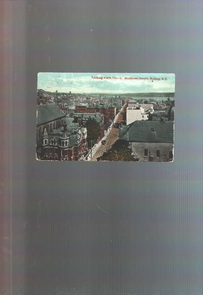 farbige+Ansichtskarte++Looking+North+from+St.+Matthews+Steeple%2C+Halifax