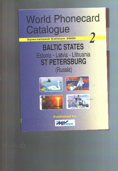 World+Phonecard+Catalogue++Baltic+States+Estonia+-+Latvia+-+Lithuania++St.+Petersburg