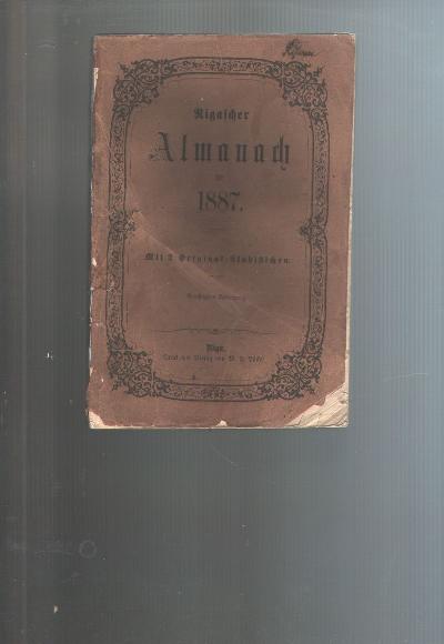 Rigascher+Almanach+f%C3%BCr+1887