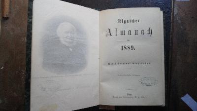 Rigascher+Almanach+f%C3%BCr+1889