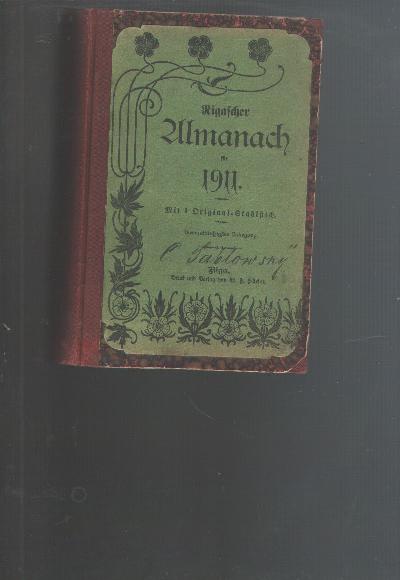 Rigascher+Almanach+f%C3%BCr+1911