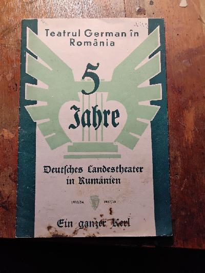 5+Jahre+Deutsches+Landestheater+in+Rum%C3%A4nien++B%C3%BChnenbl%C3%A4tter+16.+M%C3%A4rz+1938