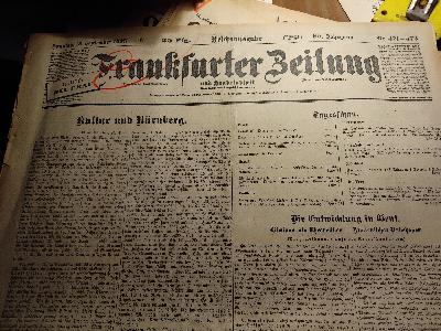 Frankfurter+Zeitung++Nr.+469+-+475++14.+September+-+17.+September+1935++am+Rande+des+Reichsparteitages+in+N%C3%BCrnberg