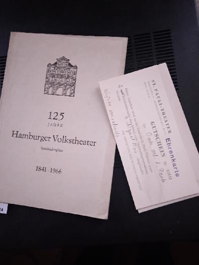 125+Jahre+Hamburger+Volkstheater+1841-1966
