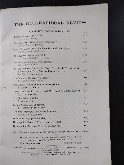The+Geographical+Review+October+1930