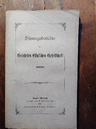 Sitzungsberichte+der+Gelehrten+Estnischen+Gesellschaft+1898