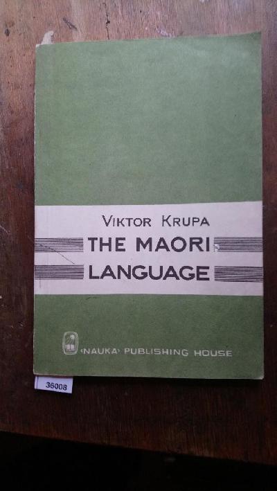 The+Maori+Language