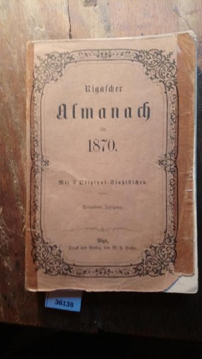 Rigascher+Almanach+f%C3%BCr+1870