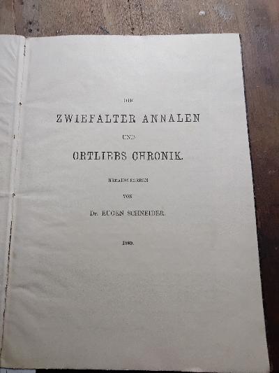 W%C3%BCrttembergische+Geschichtsquellen+III++Die+Zwiefalter+Annalen+und+Ortliebs+Chronik