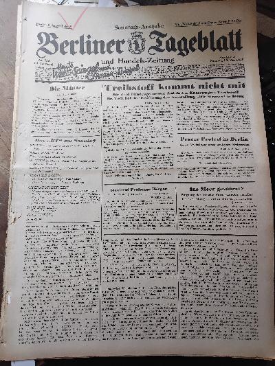 Berliner+Tageblatt+Nr.+223+und+225+des+64.+Jahrgangs+1935