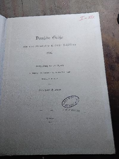 Deutsche+Gr%C3%B6sse+ein+unvollendetes+Gedicht+Schillers+%3A+1801+-+Nachbildung+der+Handschrift+im+Auftrage+des+Vorstandes+der+Goethe-Gesellschaft+herausgegebe+und+erl%C3%A4tert+von+Bernhard+Suphan+%2F+Goethe-Gesellschaft+in+Weimar%3A+Schriften+der+Goethe-Gesellschaft+%3B+Sondergabe+-