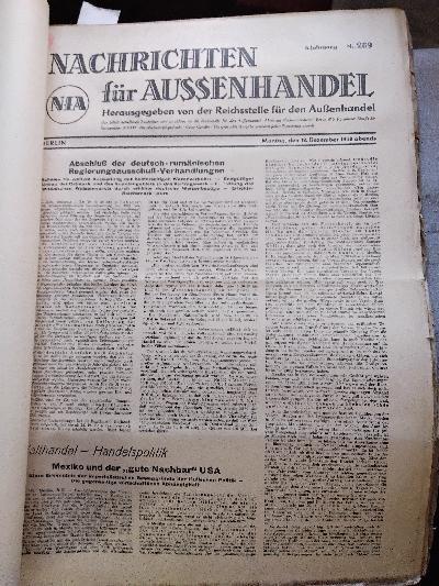 Nachrichten+f%C3%BCr+Aussenhandel+8.+Jahrgang+Nr.+284+-+305