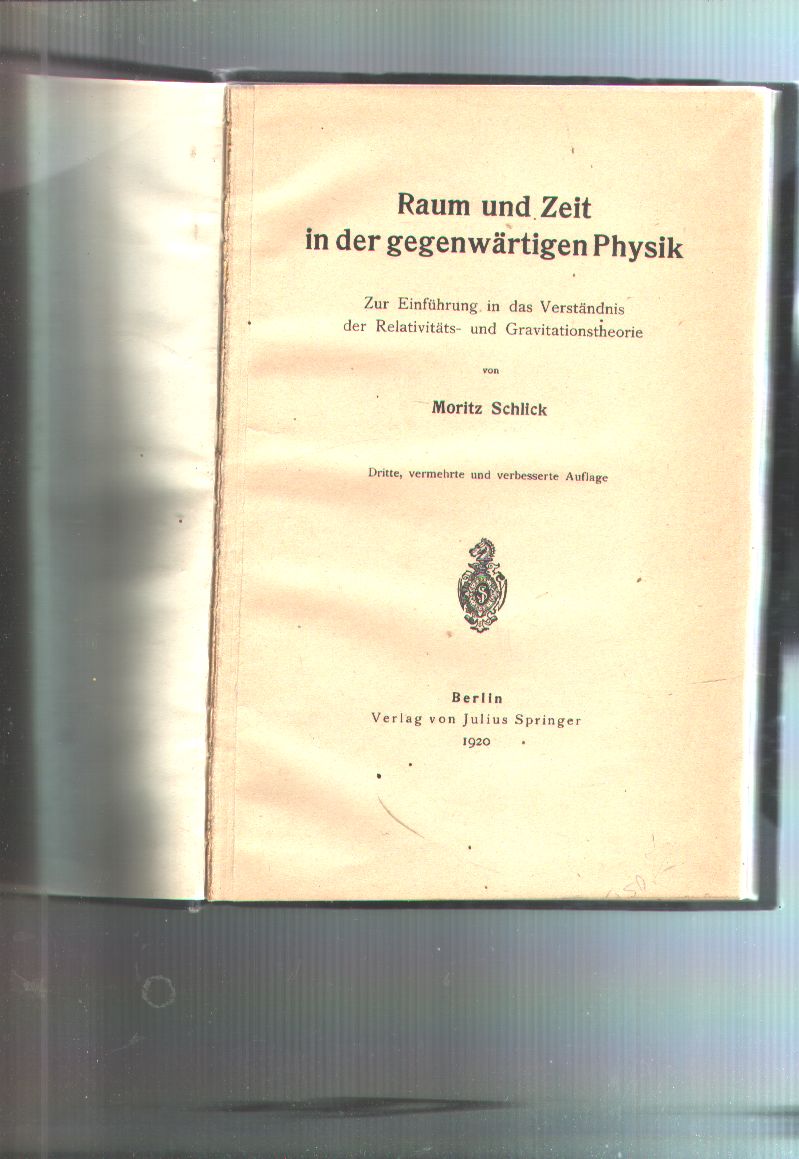 Einführung In Die Erzähltheorie Raum und Zeit in der gegenwärtigen Physik Zur Einführung in das