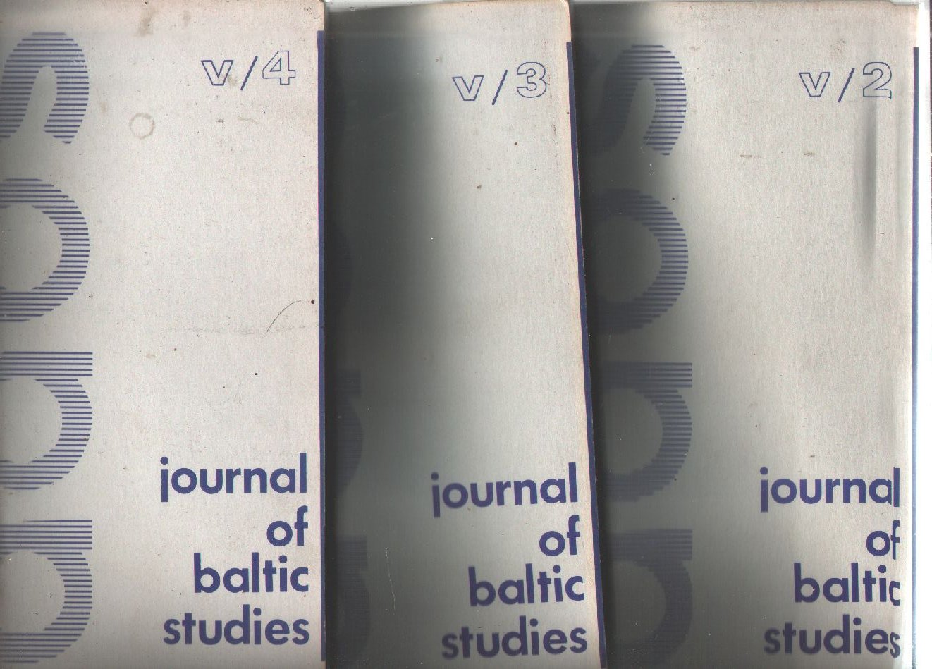 Journal of baltic studies Vol. V, Nr. 2,3,4 Randbuch.info