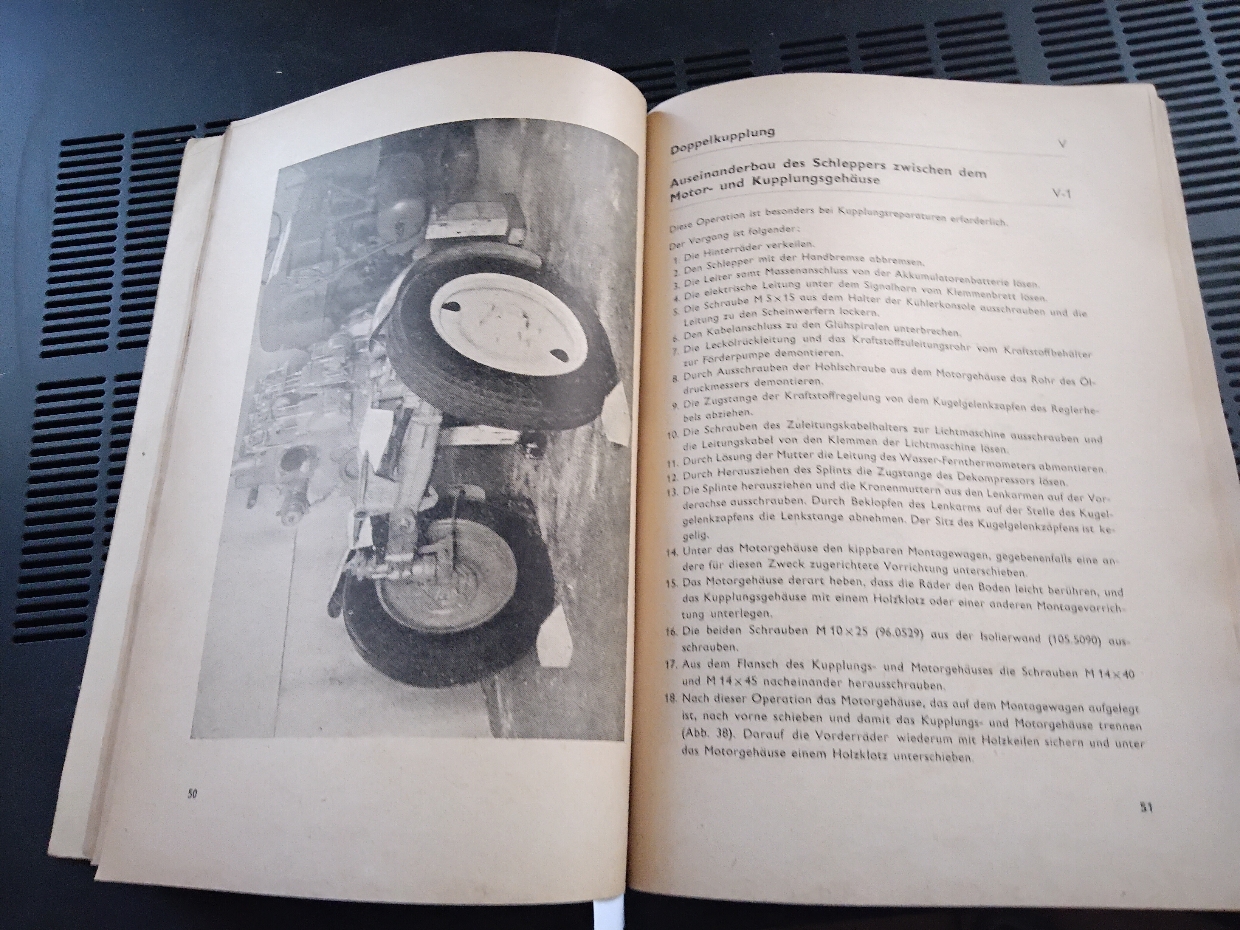 überlebenspaket Für Den Mann Ab 50 Anleitung Werkstättenhandbuch für Demontage, Montage und Reparatur der Schlepper