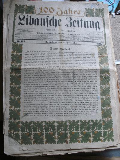 Jubil%C3%A4umszeitung+Libau+1925