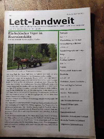 Lett-landweit 2011 Nachrichten und aktuelle Informationen über Lettla - Front Cover