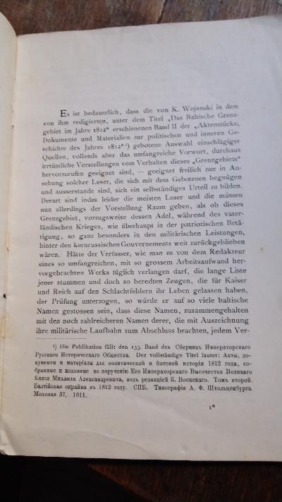 Livlands Verhalten im Kriegsjahr 1812 nach der Darstellung von K. Wojenski - Front Cover