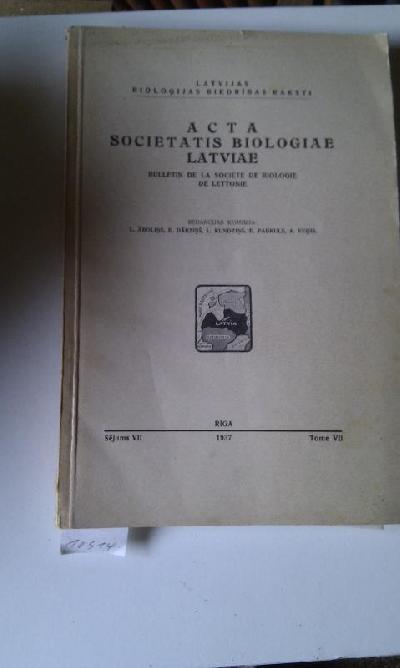 Acta+biologica+Latvica+Vol.+7