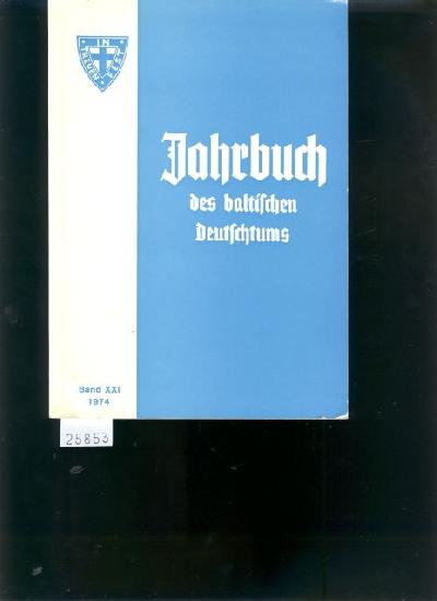 Jahrbuch+des+baltischen+Deutschtums+1974
