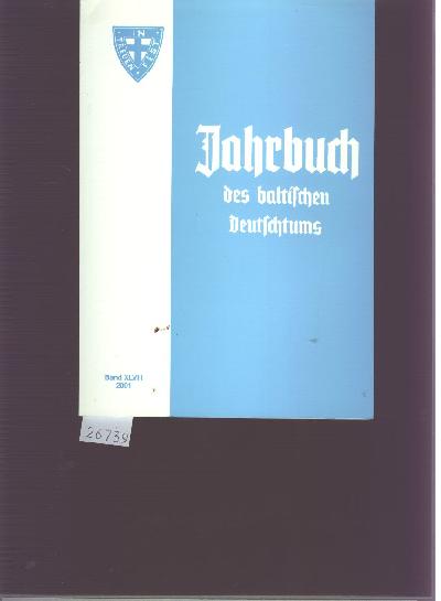 Jahrbuch+des+baltischen+Deutschtums+2001