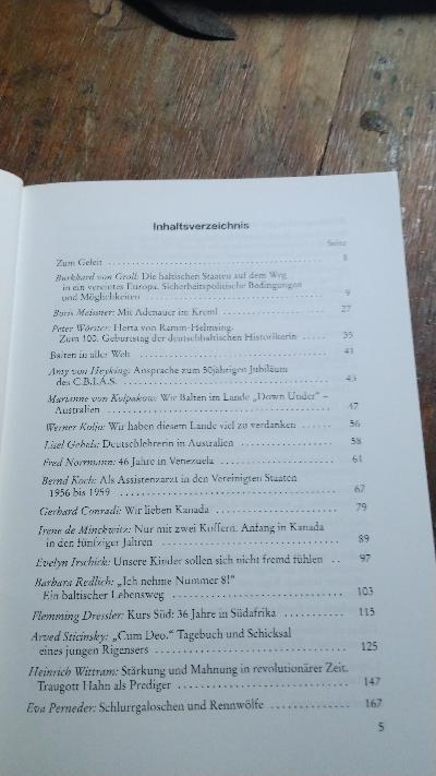 Jahrbuch des baltischen Deutschtums 2001 - Front Cover