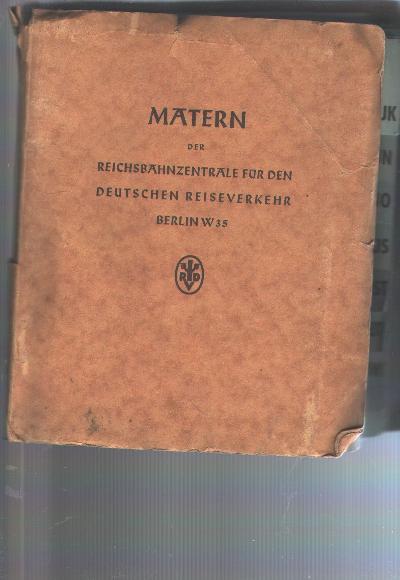 Matern+der+Reichsbahnzentrale+f%C3%BCr+den+Deutschen+Reiseverkehr++Berlin+W+35