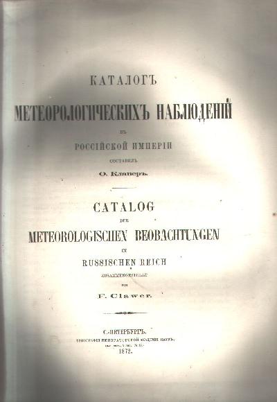 Catalog+der+Meteorologischen+Beobachtungen+im+Russischen+Reich