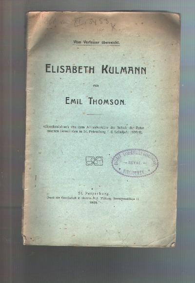 Elisabeth+Kulmann+von+Emil+Thomson