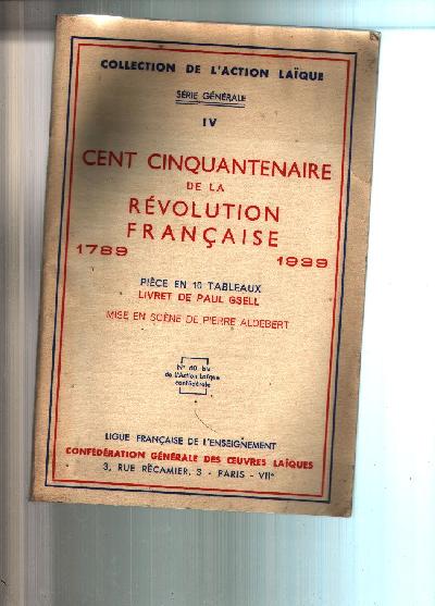 Cent+Cinquantenaire+de+la+Revolution+Francaise+1789++1939
