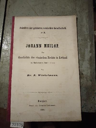 Johann+Meilof++Zur+Geschichte+des+r%C3%B6mischen+Rechts+in+Livland+im+f%C3%BCnfzehnten+Jahrhundert