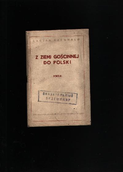 Z+Ziemie+Goscinnej+do+Polski++Poezje