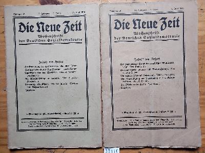 Die+neue+Zeit++Wochenschrift+der+deutschen+Sozialdemokratie+++Heft+Nr.+10%2C13