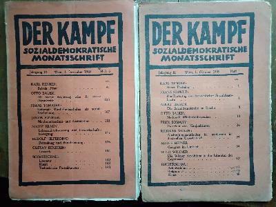 Der+Kampf+sozialdemokratische+Monatsschrift+Heft+1%2C3++Jahrgang+III++1909