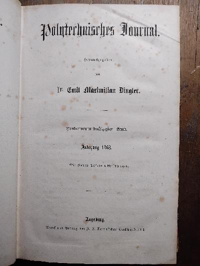 Polytechnisches+Journal++Jahrgang+1868