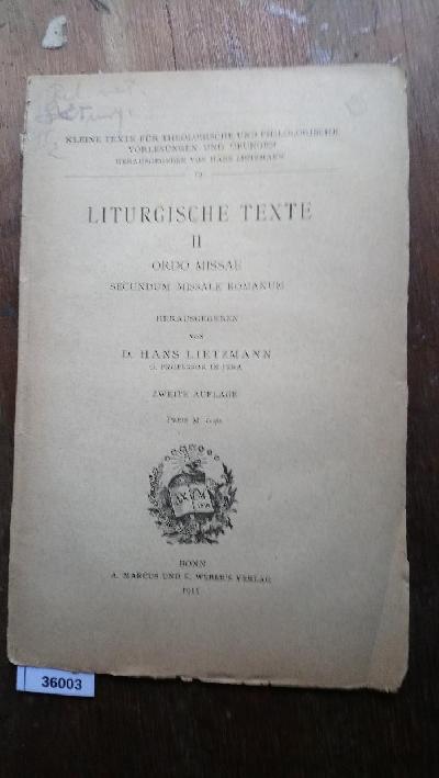 Liturgische+Texte++II++Ordo+Missae+Secundum+Missale+Romanum