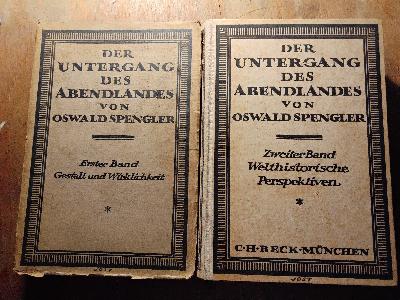 Der+Untergang+des+Abendlandes++Umrisse+einer+Morphologie+der+Weltgeschichte++Zwei+B%C3%A4nde