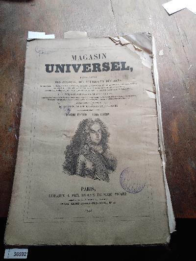 MAGASIN+UNIVERSEL+Repertoire+des+Sciences%2C+des+Lettres+et+des+Arts+Geographie+voyageurs+coutume+description+de+ville+et+de+monuments+histoire+po%C3%A9sie+biographie+l%C3%A9gende+anecdote+tradition+et+chronique+croyance+nouvelle+industrie+m%C3%A9canique+peinture+sculpture+art+militaire+agriculture+exetera+ouvrage+illustr%C3%A9+de+1200+gravure+sur+bois+intercal%C3%A9+dans+le+texte++Dixieme+Edition++Tome+Sixieme