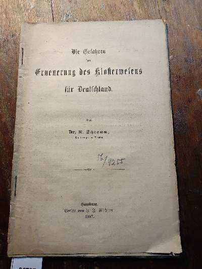 Die+Gefahren+der+Erneuerung+des+Klosterwesens+f%C3%BCr+Deutschland