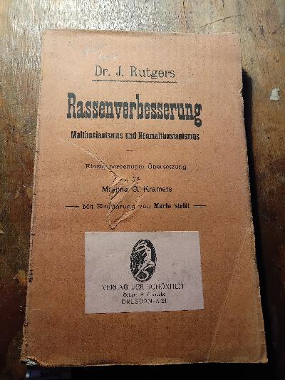 Rassenverbesserung++Malthusianismus+und+Neumalthusianismus