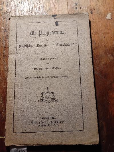 Die+Programme+der+politischen+Parteien+in+Deutschland