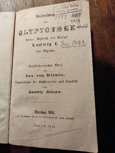 Beschreibung+der+Glyptothek+Seiner+Majest%C3%A4t+des+K%C3%B6nigs+Ludwig+I+von+Bayern.