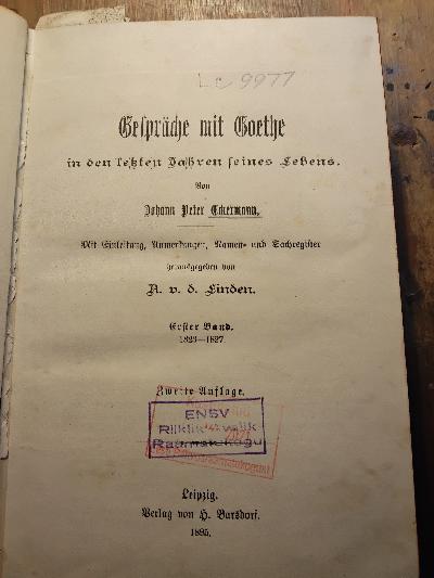 Gespr%C3%A4che+mit+Goethe+in+den+letzten+Jahren+seines+Lebens+von+Johann+Peter+Eckermann+++3+B%C3%A4nde