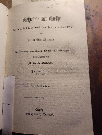 Gespr%C3%A4che+mit+Goethe+in+den+letzten+Jahren+seines+Lebens+von+Johann+Peter+Eckermann+++3+B%C3%A4nde