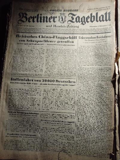 Berliner+Tageblatt+Nr.+412+-+Nr.+421++des+66.+Jahrgangs++2.+September+bis+7.+September+1937